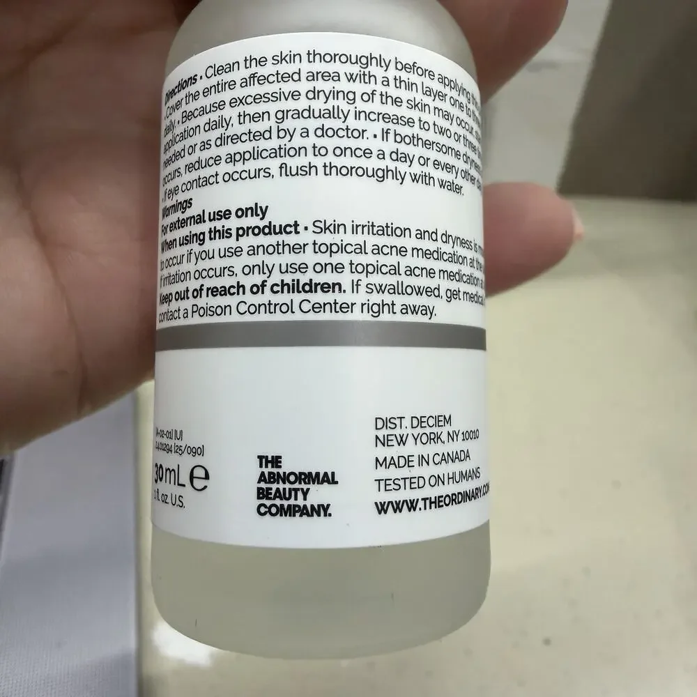The Ordinary Salicylic Acid 2% Solution Blemish Prone Skin + Niacinamide 2pc SET